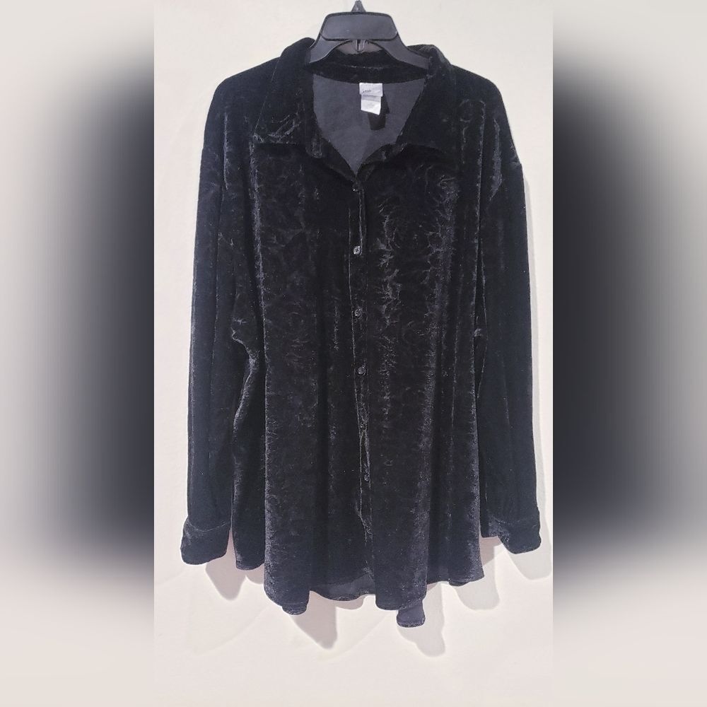 JMS (Just my size) Women's Button Down Shacket Size 4X